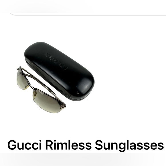 🔥Gucci🔥 Rimless 🔥sunglasses 🔥 - Picture 6 of 8